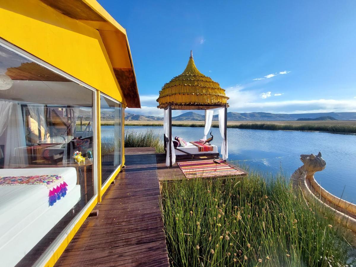 Uros Lodge Peru Puno Ngoại thất bức ảnh