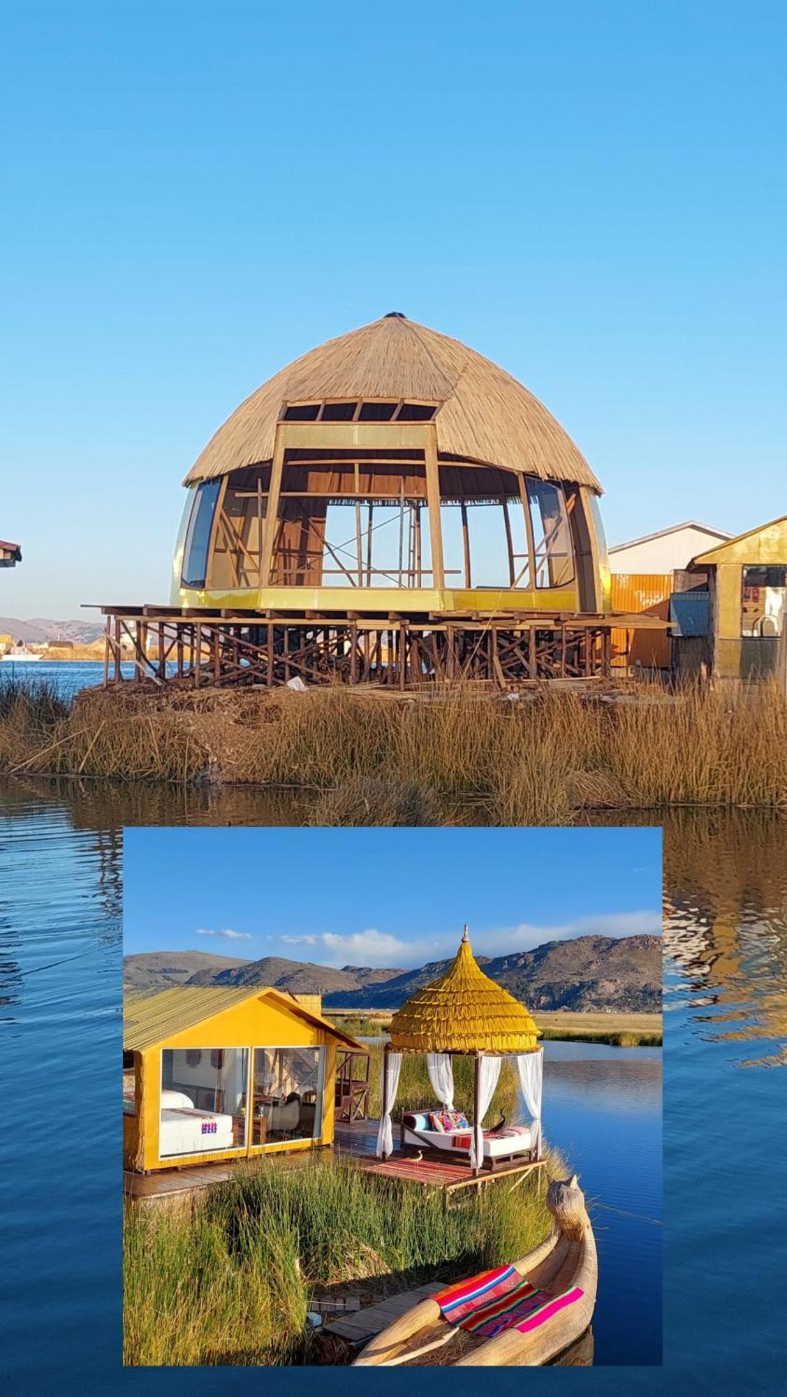Uros Lodge Peru Puno Ngoại thất bức ảnh