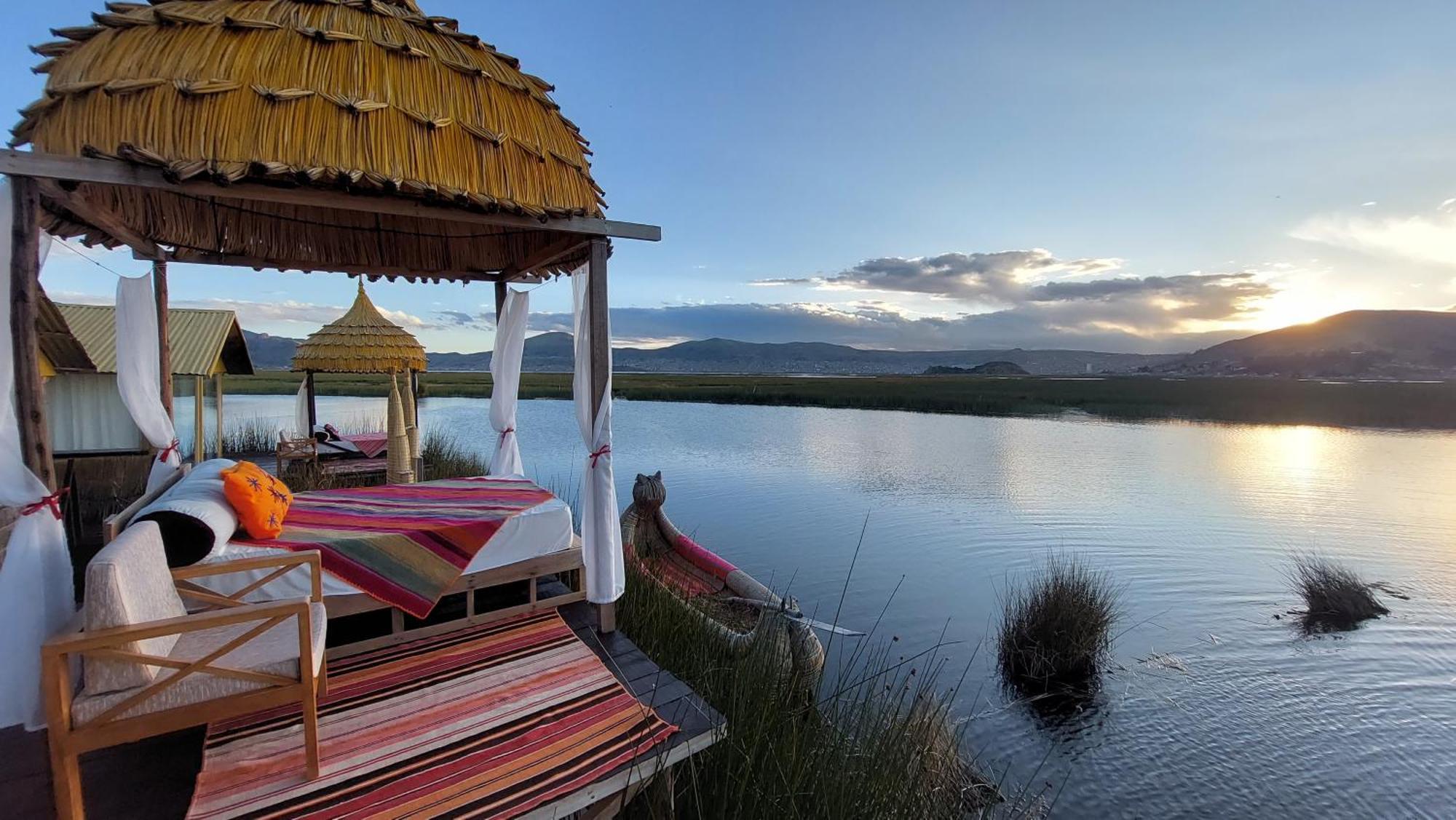 Uros Lodge Peru Puno Ngoại thất bức ảnh
