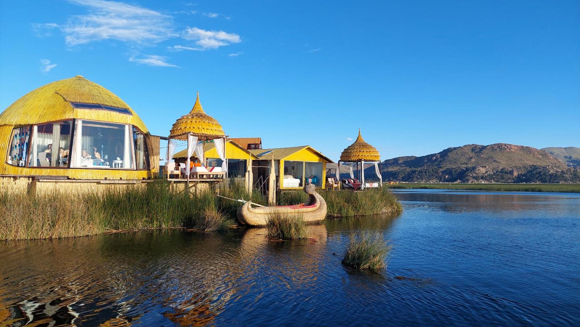 Uros Lodge Peru Puno Ngoại thất bức ảnh